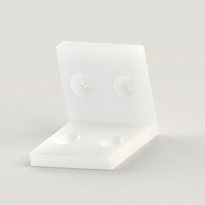 PTFE ブラケットの樹脂加工の製作・見積もり事例