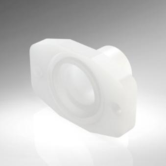 PTFE ドレインフランジの樹脂加工の製作・見積もり事例