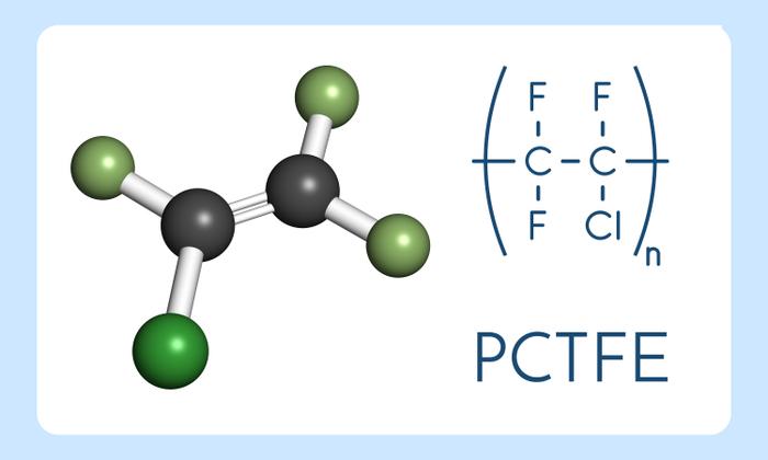 PCTFEの分子構造