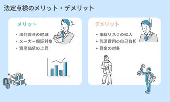 法定点検を受けるメリットと受けないデメリット