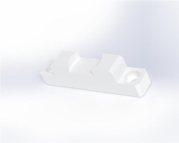 PTFE センターガイドブロックの樹脂加工の製作･見積もり事例